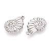 304 Stainless Steel Pendants STAS-T065-35P-2