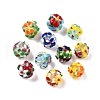 Handmade Two-Tone Lampwork Beads LAMP-T022-01A-12-1