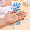 Opaque Glass Round Seed Beads GLAA-TAC0025-07A-05-12