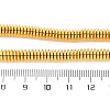 Electroplated Non-magnetic Hematite Beads Strands G-P571-I01-01D-4