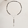 Vintage Dyed Natural Agate Rosary Bead Necklaces TK9602-5