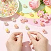 Plating Transparent Acrylic Beads TACR-CJC0001-12-5