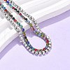 304 Stainless Steel Multi-strand Bracelets BJEW-C103-03P-2