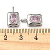 304 Stainless Steel Pendants STAS-L022-056P-04-3