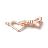 925 Sterling Silver Fold Over Clasps STER-D005-07RG-1