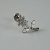 G23 Titanium Alloy Pave Clear Cubic Zirconia Labrets FS-WG13971-03-1
