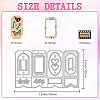 Folding Card Theme Carbon Steel Cutting Dies Stencils DIY-WH0309-2053-2