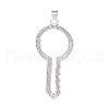 Tibetan Style Alloy Big Pendants TIBEP-L006-002AS-2