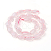 Natural Rose Quartz Beads Strands G-G731-14-16x12mm-2