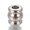 Tarnish Resistant 201 Stainless Steel Grooved Beads STAS-P239-27P-2