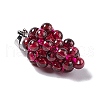 Natural Garnet Cluster Pendants G-G928-01P-2