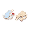 Alloy Enamel Pendants ENAM-T020-59D-2