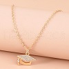 Graduation Theme Alloy Crystal Rhinestone Pendant Necklaces FS-WG07ADB-01-2
