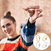 Unicraftale 6Pcs 2 Colors 304 Stainless Steel Screw Carabiner Lock Charms STAS-UN0060-76-6