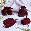 Beebeecraft 20Pcs Gourd Velvet Drawstring Bags TP-BBC0001-07A-05-4