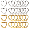 SOFPLATE 120Pcs 2 Colors Tibetan Style Alloy Bead Frames TIBE-SP0001-15-1