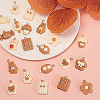 32Pcs 16 Styles Resin Pendants RESI-CJ0001-216-5