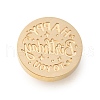Golden Tone Wax Seal Brass Stamp Heads AJEW-U008-02G-16-2