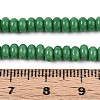 Opaque Spray Painted Glass Beads GLAA-ZX008-4mm-18C-4