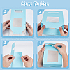 Paper Gift Storage Boxes with Visible Window CON-WH0110-003B-01-4