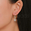 100Pcs 10 Styles Tibetan Style Alloy Star Charms TIBEP-CJ0001-48-6