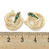 Brass Micro Pave Cubic Zirconia Pendants KK-S386-23G-02-3
