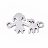 Tarnish Resistant 201 Stainless Steel Links connectors STAS-R104-003P-3