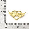 925 Sterling Silver Micro Pave Clear Cubic Zirconia Pendants STER-P067-02G-3