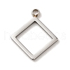 304 Stainless Steel Pendants STAS-L022-291P-1