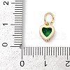 Brass Micro Pave Cubic Zirconia Pendants KK-H204-01KCG-06-3