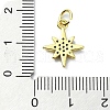 Brass Micro Pave Colorful Cubic Zirconia Pendants KK-H475-19G-09-3