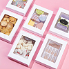 Rectangle Foldable Creative Cardboard Box CON-WH0086-18-4