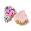 Opaque Resin Cabochons CRES-D311-02-2