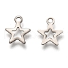 Non-Tarnish 201 Stainless Steel Charms STAS-B001-28A-P-2