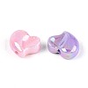 UV Plating Opaque Acrylic Beads OACR-T028-47-2