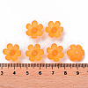 Frosted Acrylic Bead Caps MACR-S371-07A-724-4
