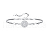 Stainless Steel Bracelet Stainless Steel Grinding Chain Surface Compass Bracelets PW-WG584BA-01-1