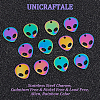Unicraftale 12Pcs Ion Plating(IP) 201 Stainless Steel Charms STAS-UN0045-65-5