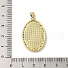 Brass Micro Pave Cubic Zirconia Pendants KK-C058-08G-3