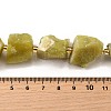 Raw Rough Natural Lemon Jade Beads Strands G-Z087-B23-5