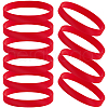 CREATCABIN 10Pcs Word Silicone Cord Bracelet Wristband BJEW-CN0001-04B-1