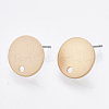 Smooth Surface Iron Stud Earring Findings IFIN-T012-94A-RS-1