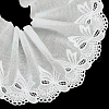 MAYJOYDIY US 7.5 Yards Flat Cotton Embroidery Butterfly Ribbon OCOR-MA0001-04-1