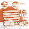 5-Tier Assembled Wood Earring Display Stands EDIS-WH0029-42B-4