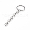 Tarnish Resistant 304 Stainless Steel Split Key Rings STAS-G214-03P-2