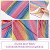 Illusion Laser Fabric DIY-WH0304-481-3