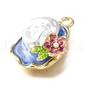 Alloy Enamel Pendants ENAM-K076-09G-3