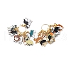 Alloy Enamel Pendant Decoration HJEW-SW00023-01-2