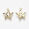 Brass Micro Pave Cubic Zirconia Charms X-KK-R132-014-NF-2