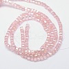 Electroplate Glass Bead Strands EGLA-J028-6x6mm-ABM-3